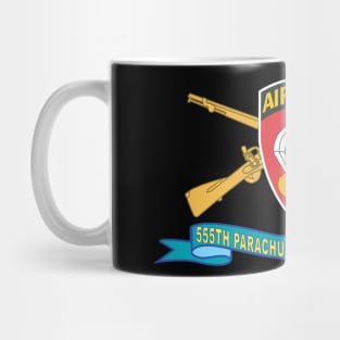 555th Parachute Infantry Battalion - SSI w Br - Ribbon X 300 Mug